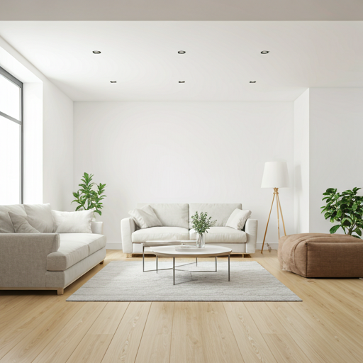 Freshly updated living room for a new home refresh project.